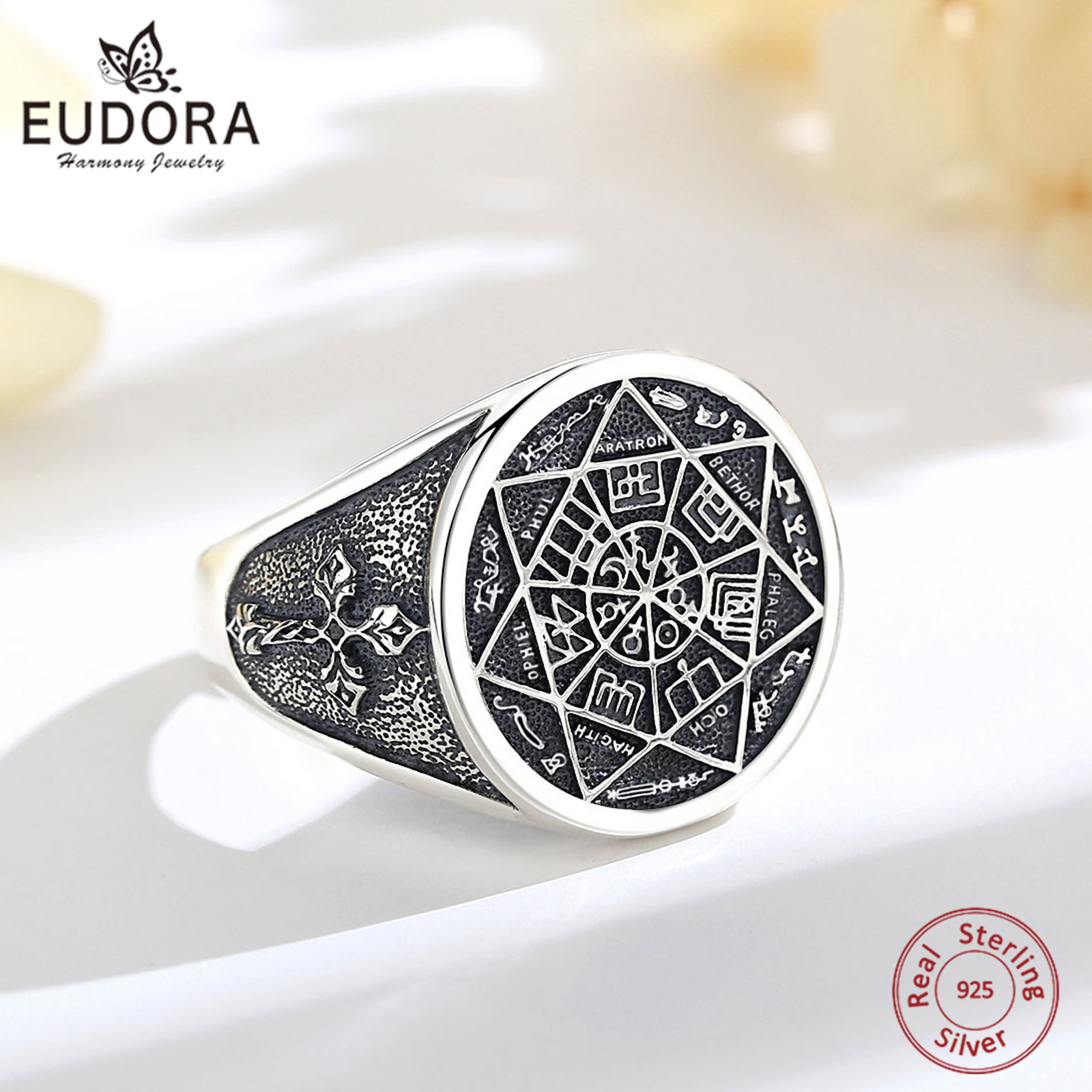 Pilates Ring Magic - Eudora 925 Sterling Silver Seven Archangels