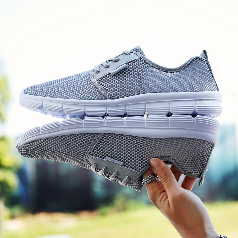 Pilates Yoga On The Square - Big Size Summer Breathe Mens Sneakers