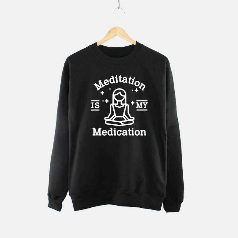 Meditation Sweatshirt - Mediat - Pilates Yoga Jumper ulasan dan harga