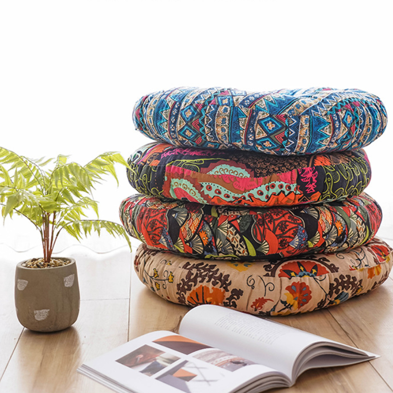 Round Floor Cushion Pillow Thi - Pilates Yoga Machine ulasan dan harga