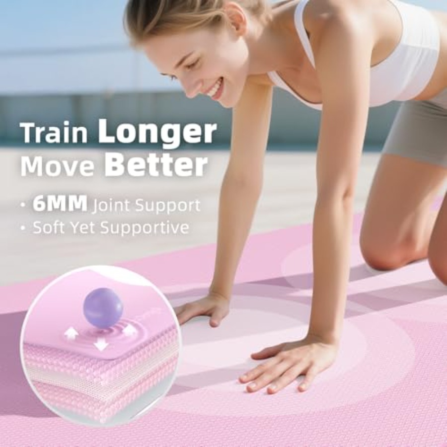 Extra Large Yoga Mat 72x48 or  - Pilates Yoga Or Gym ulasan dan harga