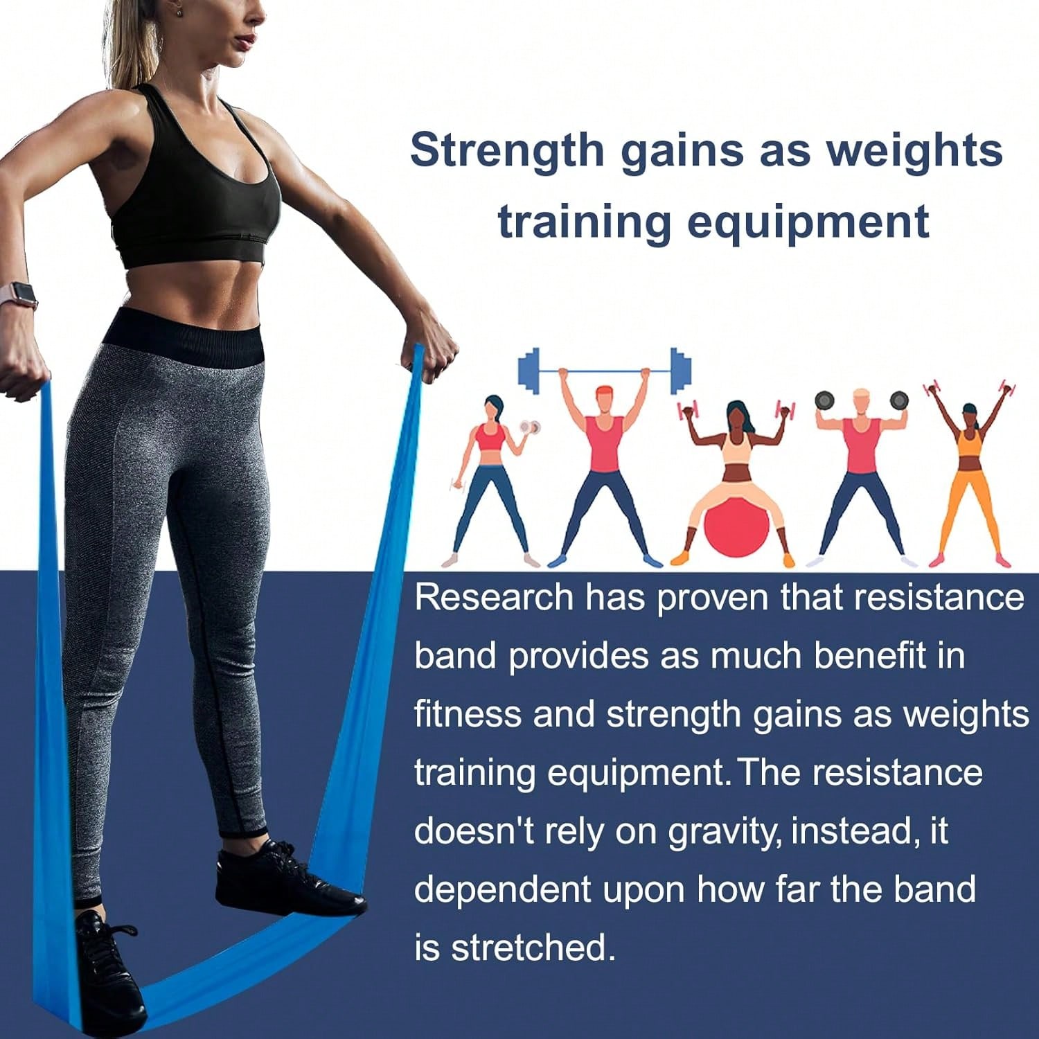 AZURELIFE Resistance Bands, Pr - Pilates Yoga Or Gym ulasan dan harga