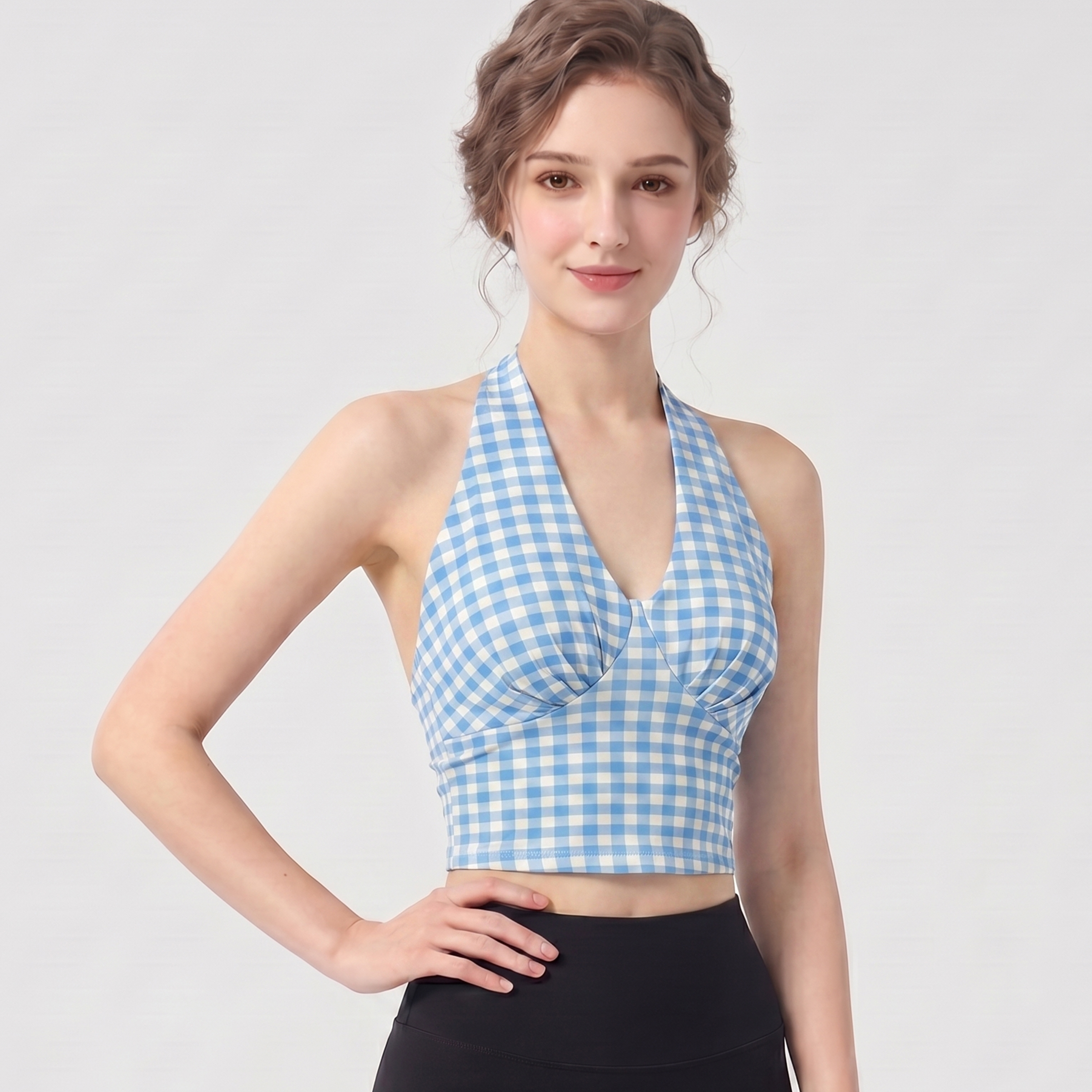 Women's Comfortable Sports Bra - Pilates Yoga Wrap Top ulasan dan harga