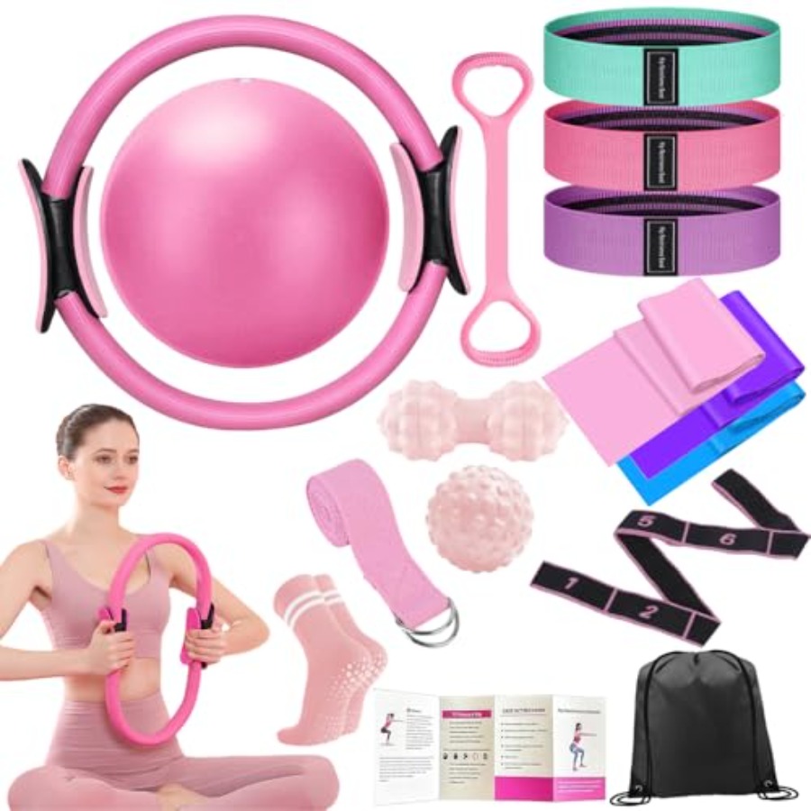 Pilates Ring Set with 14-Inch  - Pilates Ring Magic ulasan dan harga