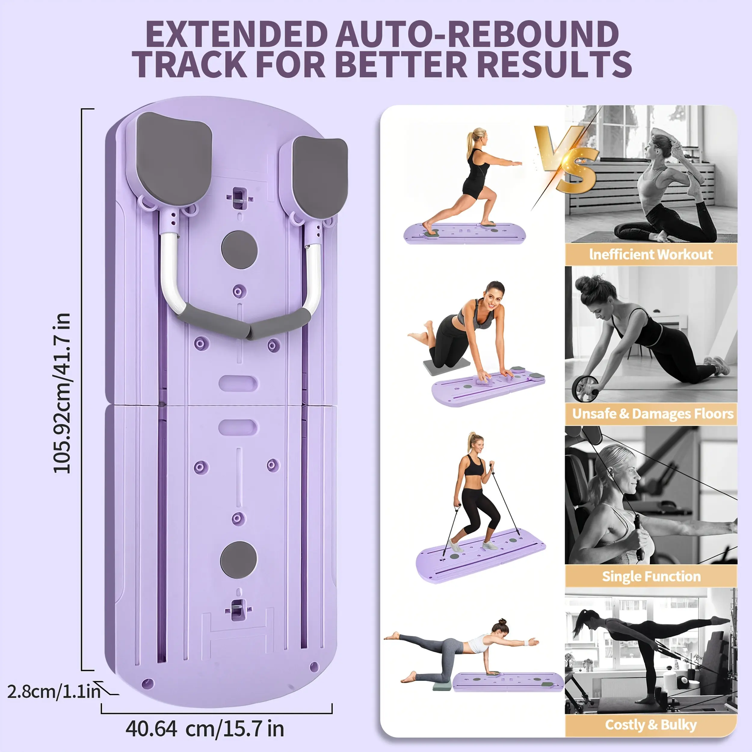 8-in-1 Multi-Functional Foldab - Pilates Yoga Room ulasan dan harga