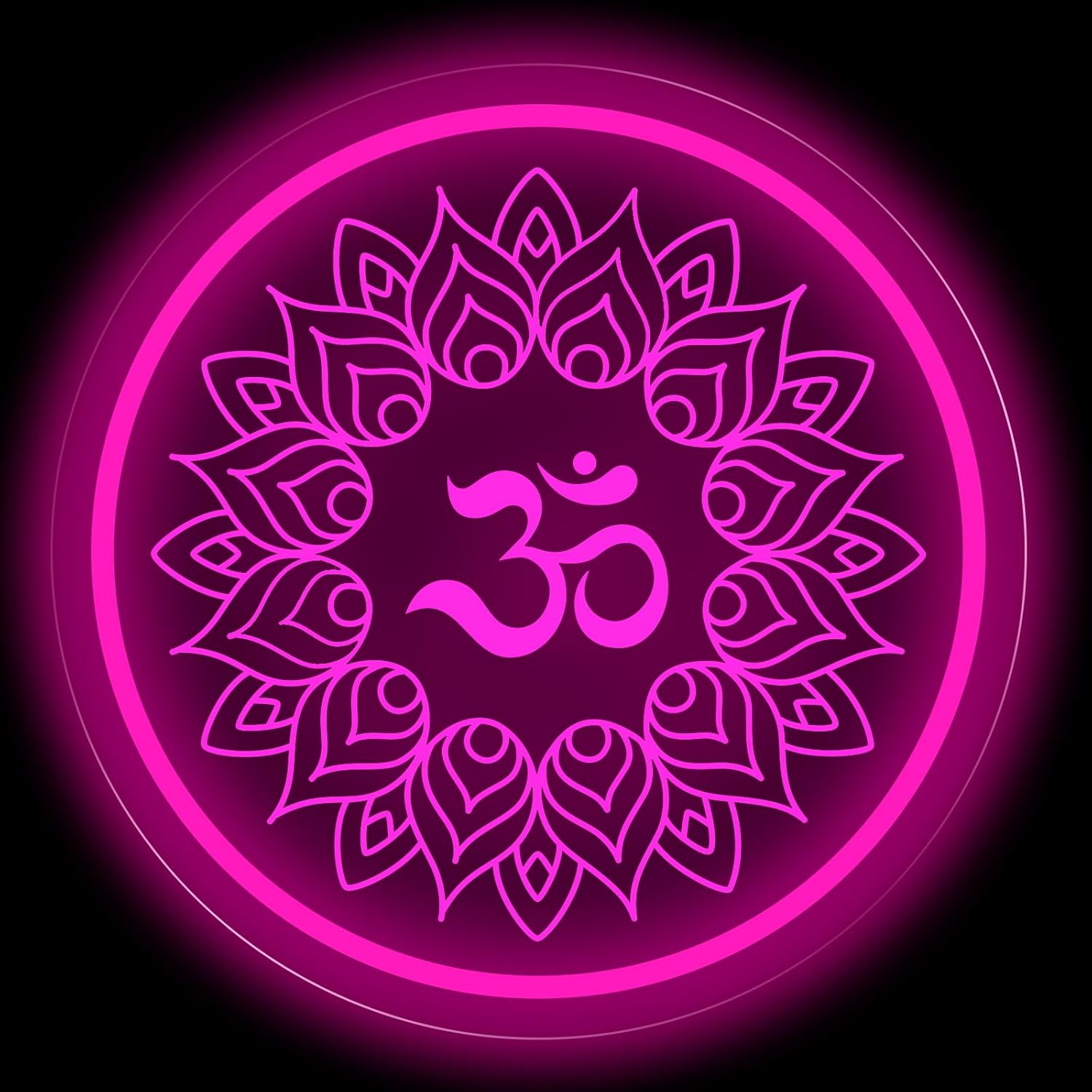 Om Mandala Neon Sign USB Power - Pilates Yoga Room ulasan dan harga