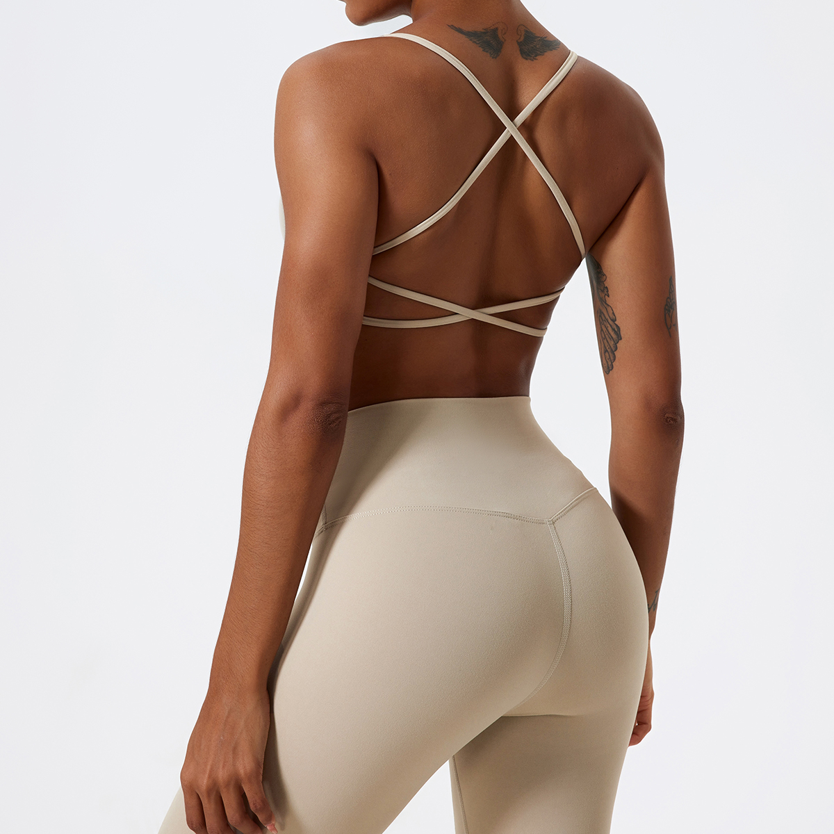 Hearuisavy Gym Fitness Sports  - Pilates Yoga Wrap Top ulasan dan harga