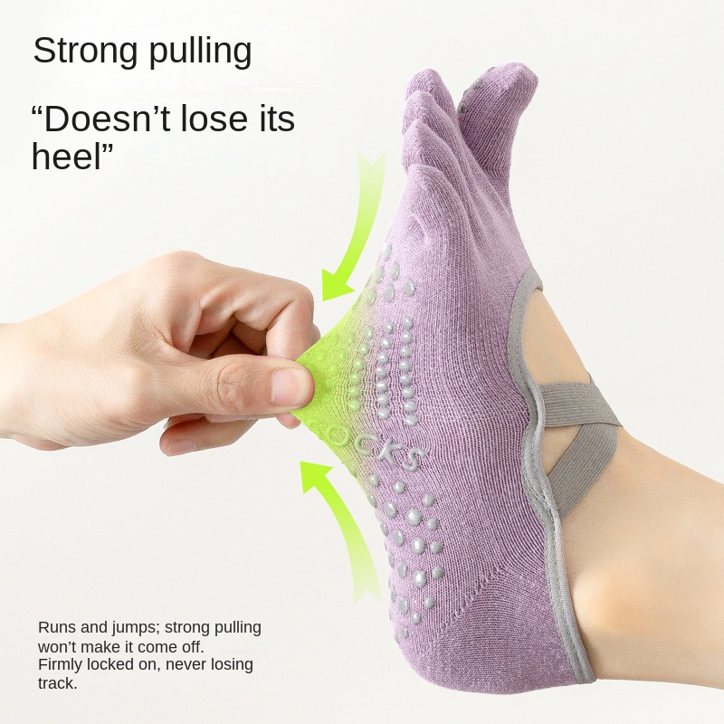 Women Non-Slip Five-Toe Yoga S - Pilates Yoga Youtube ulasan dan harga