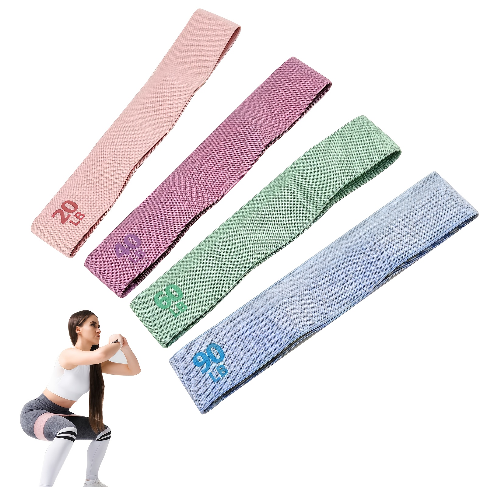 1Pc/4Pcs Fitness Resistance Ba - Pilates Yoga Room ulasan dan harga