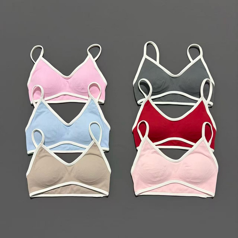 Women Sports Bra Adjustable Hi - Pilates Yoga Wrap Top ulasan dan harga