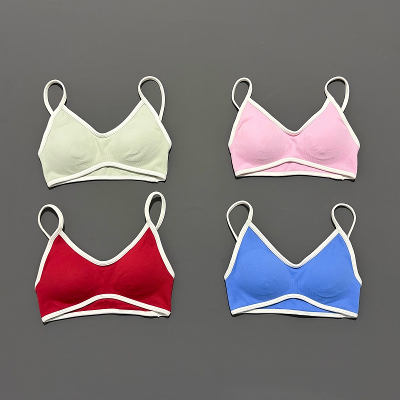 Women Sports Bra Adjustable Hi - Pilates Yoga Wrap Top ulasan dan harga