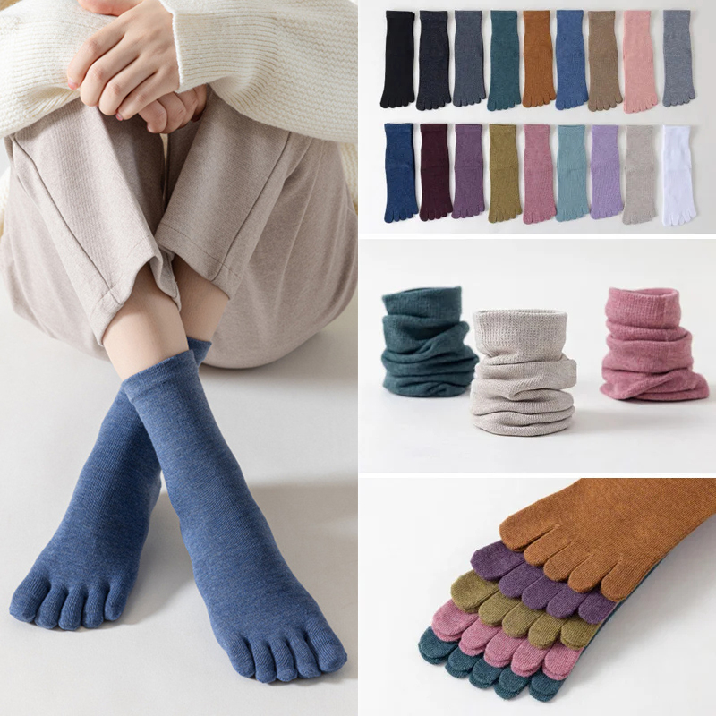 1Pair Yoga Five Finger Socks F - Pilates Yoga Youtube ulasan dan harga