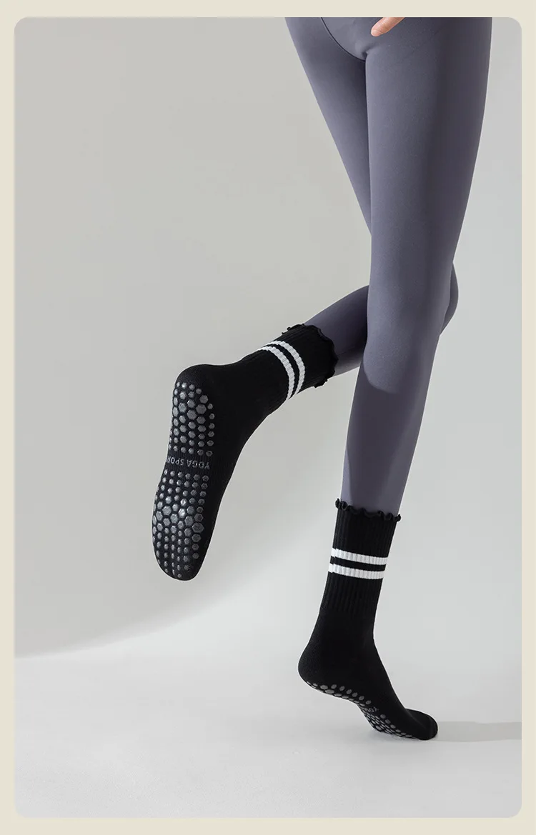 Winter Socks Women Floor Socks - Pilates Yoga Youtube ulasan dan harga