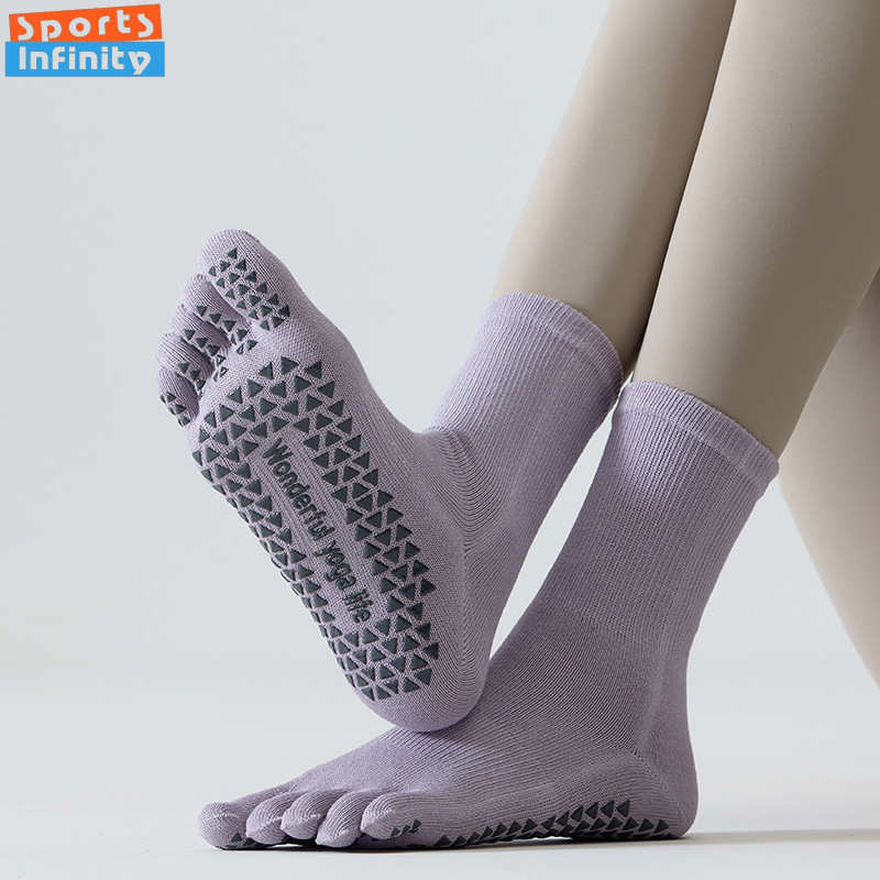 Fashion Five Finger Split Toe  - Pilates Yoga Youtube ulasan dan harga