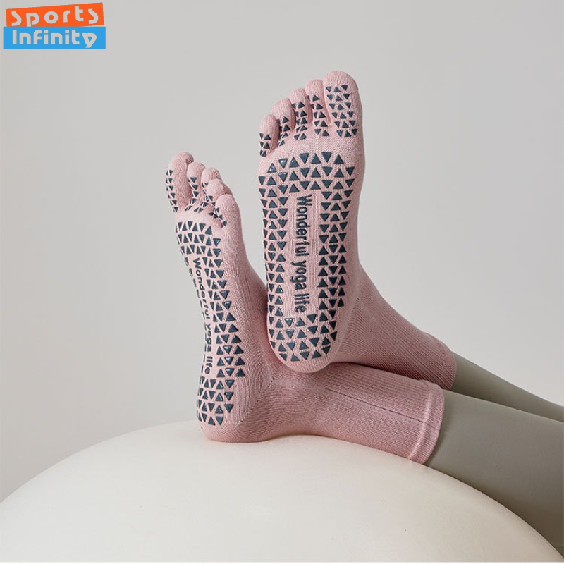 Fashion Five Finger Split Toe  - Pilates Yoga Youtube ulasan dan harga