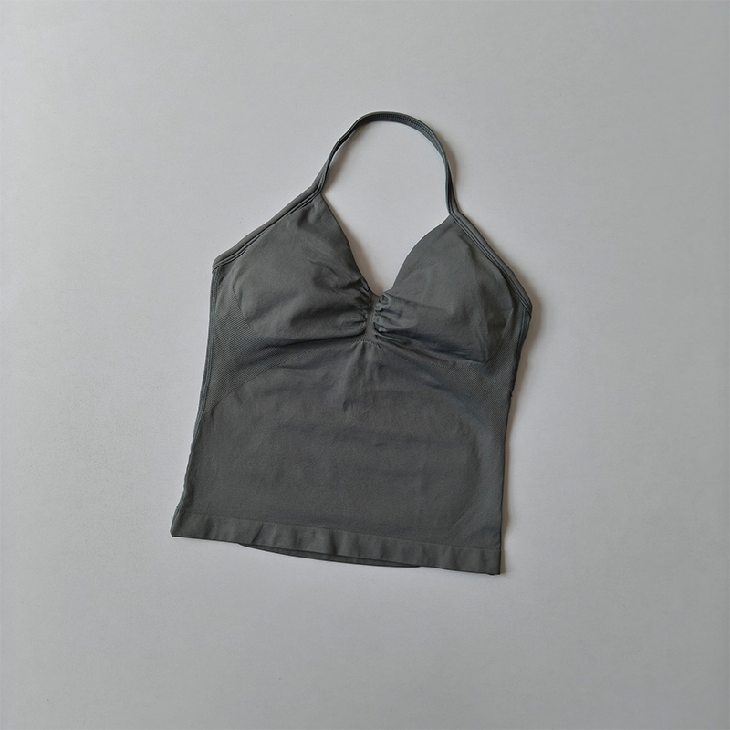 Women's Halter Neck Sports Top - Pilates Yoga Wrap Top ulasan dan harga