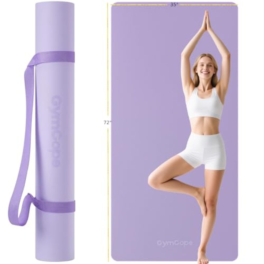 Extra Large Yoga Mat 72x48 or  - Pilates Yoga Or Gym ulasan dan harga