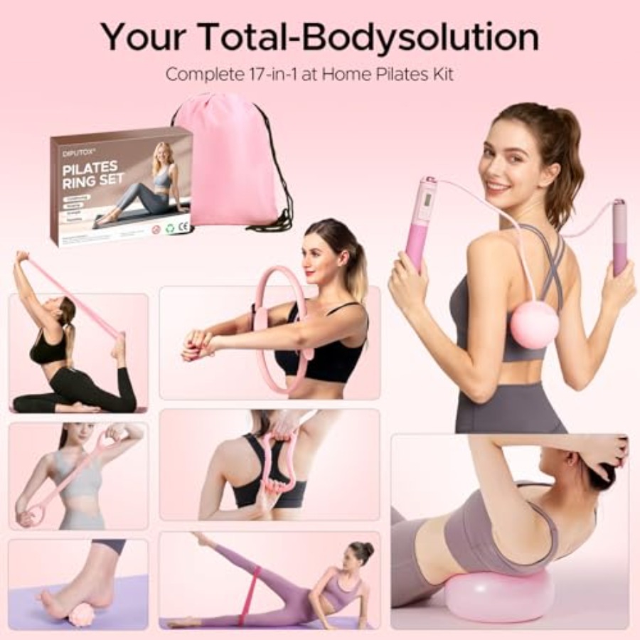 Pilates Ring Kit for Women Hom - Pilates Ring Magic ulasan dan harga