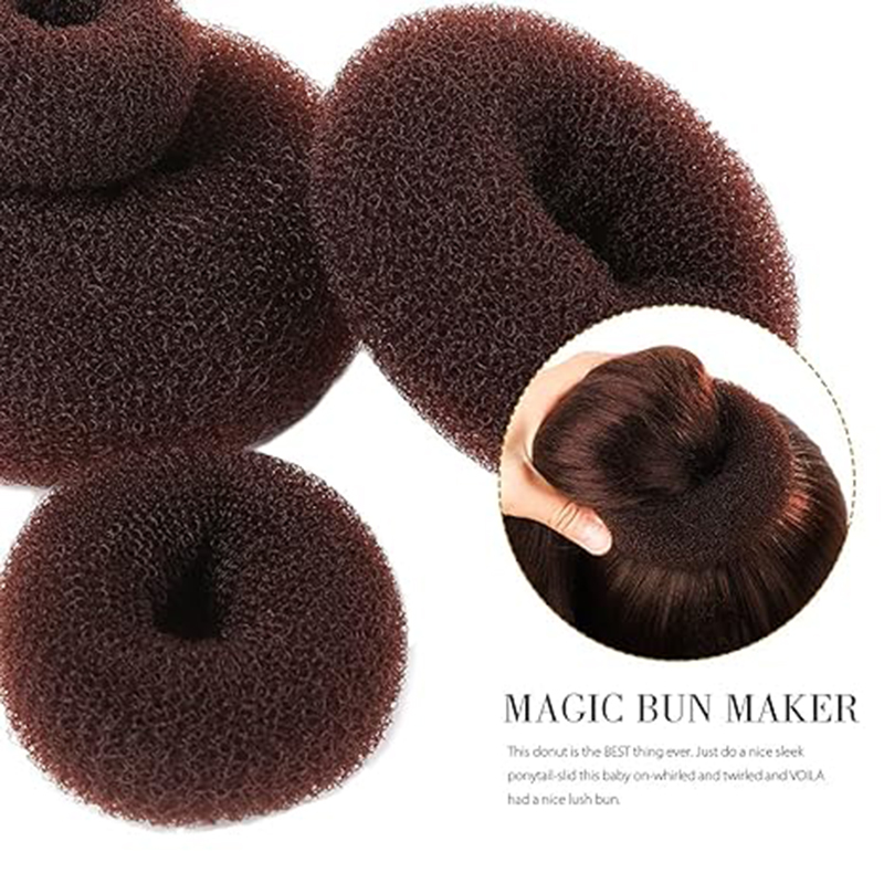 3pc/set Hair Bun Maker Donut M - Pilates Ring Magic ulasan dan harga