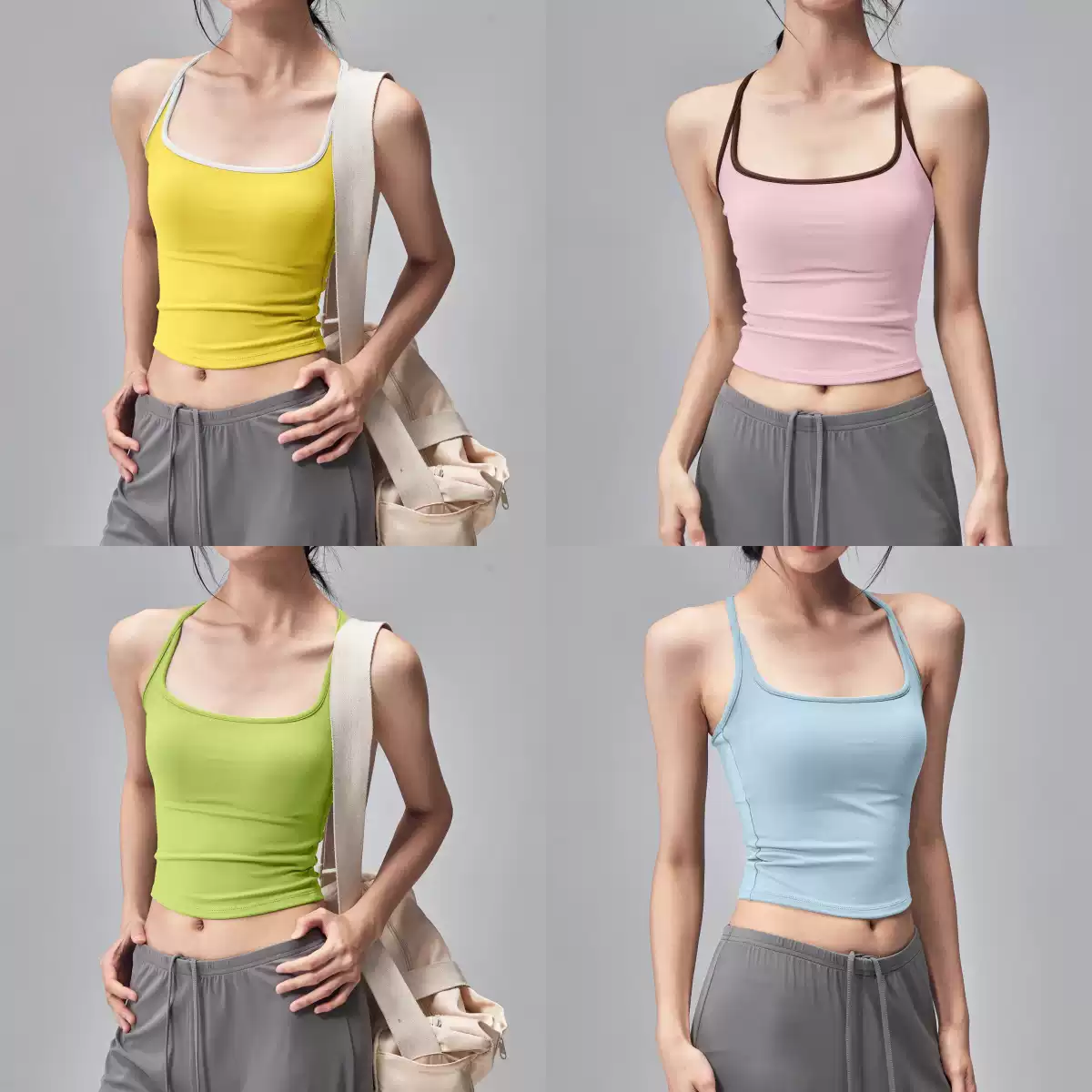 Women's Push-Up Sports Bra & P - Pilates Yoga Wrap Top ulasan dan harga