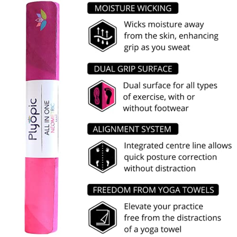 All In One Yoga Mat with Luxur - Pilates Yoga Combo ulasan dan harga