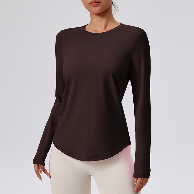 Women's Round Neck Fitness Yog - Pilates Yoga Wrap Top ulasan dan harga