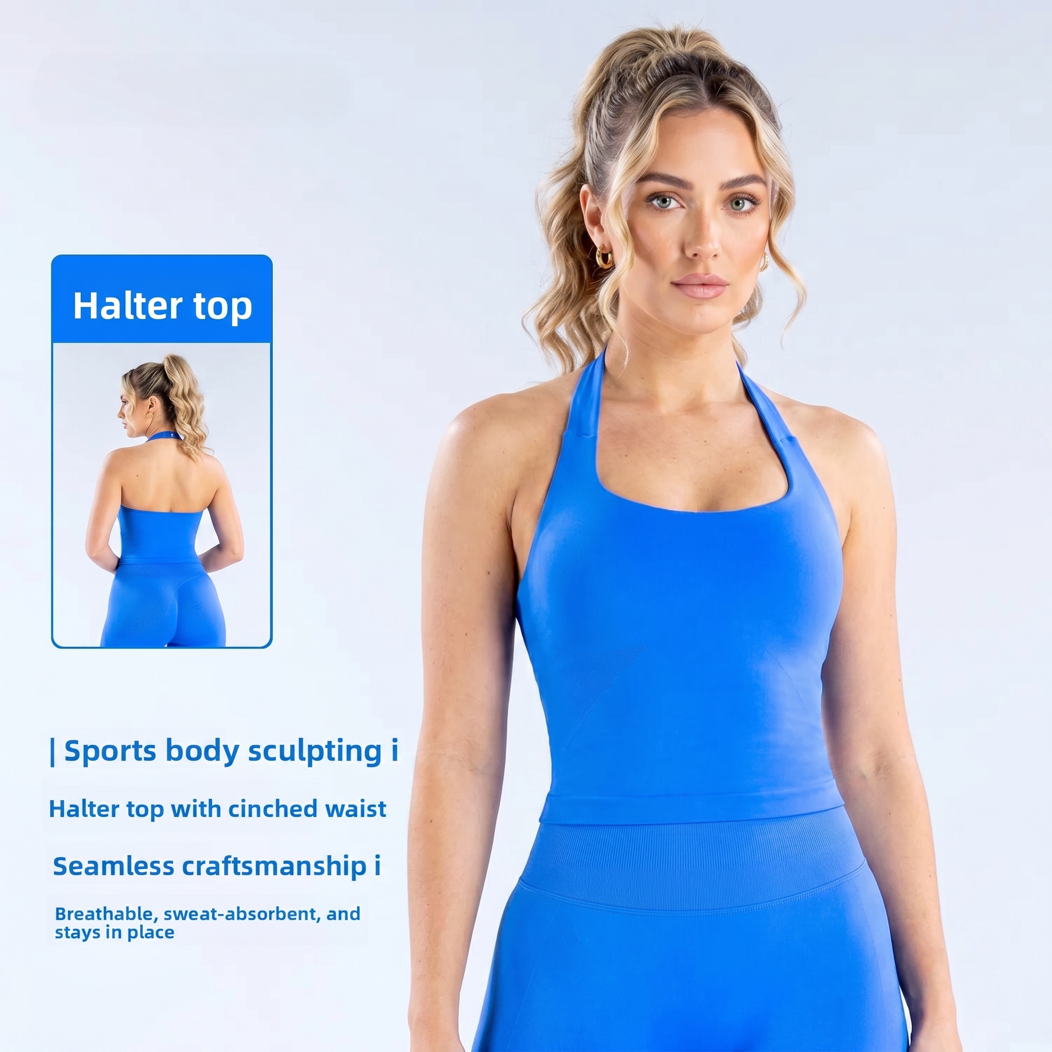 DenyfFitness Halter Top Woman  - Pilates Yoga Wrap Top ulasan dan harga