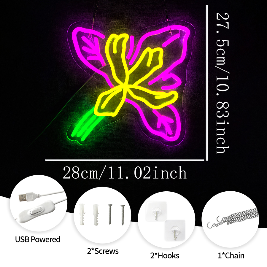 Lotus Neon Sign,LED Neon Light - Pilates Yoga Room ulasan dan harga