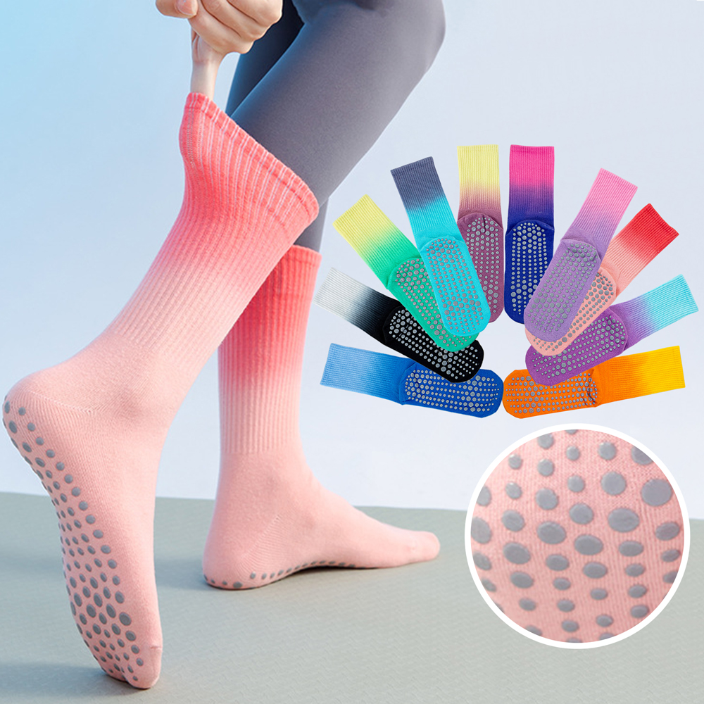 Colourful Women Sports Socks C - Pilates Yoga Youtube ulasan dan harga
