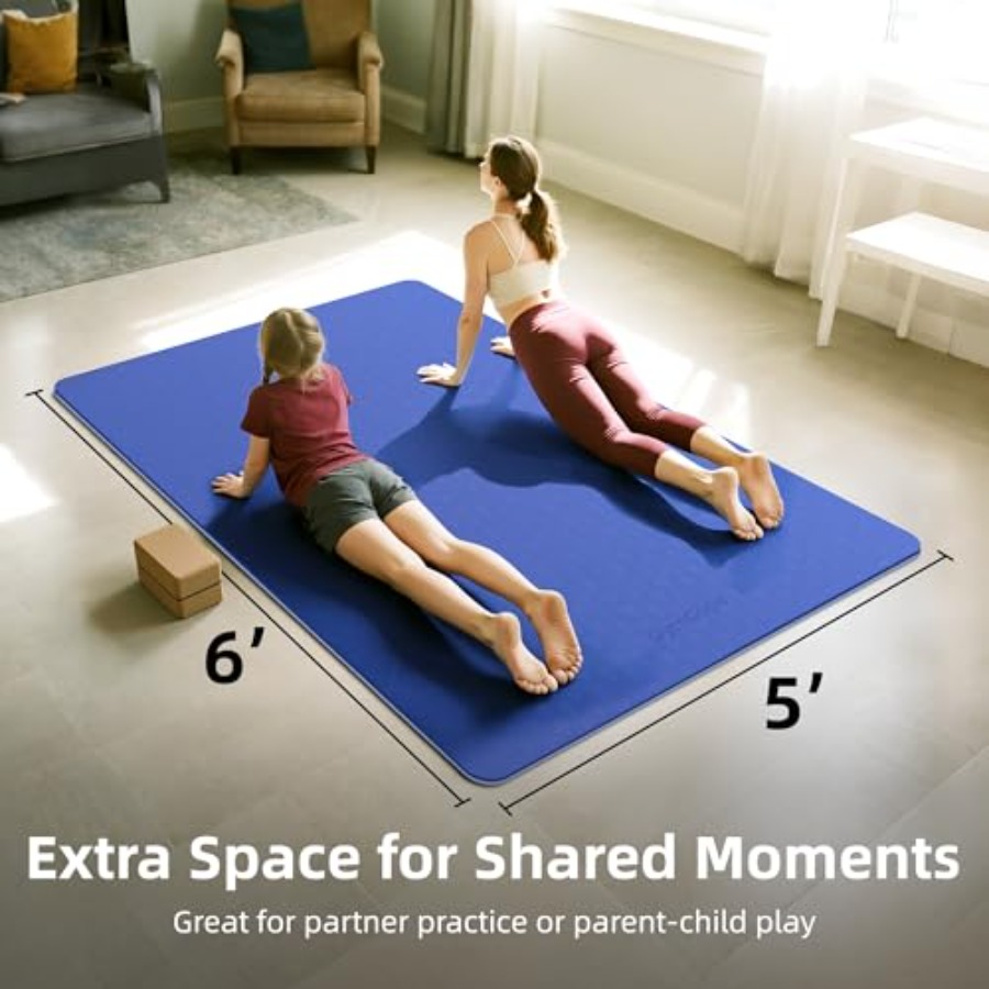 Extra Large Yoga Mat 72x48 or  - Pilates Yoga Or Gym ulasan dan harga