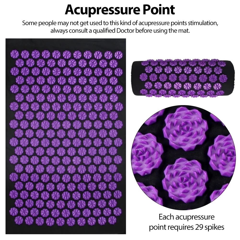Shiatsu Acupressure Mats Kuzne - Pilates Yoga Combo ulasan dan harga
