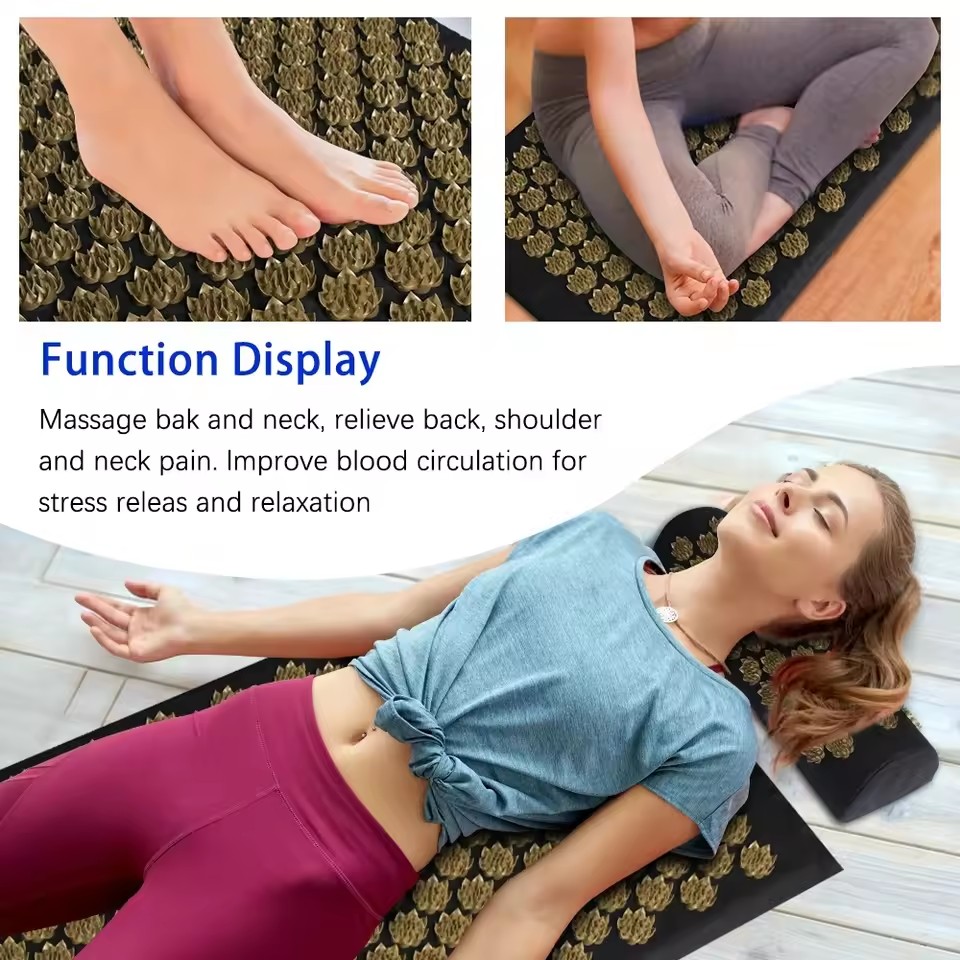 Shiatsu Acupressure Mats Kuzne - Pilates Yoga Combo ulasan dan harga