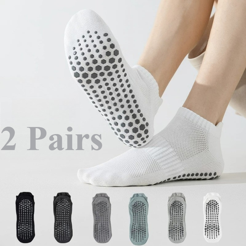 2/1Pairs Men Silicone Anti Sli - Pilates Yoga Youtube ulasan dan harga